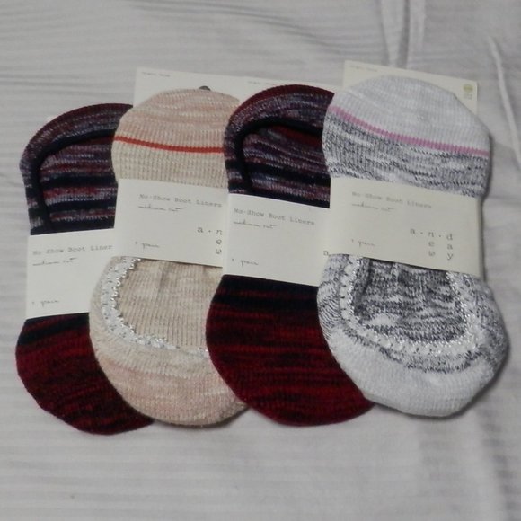 No Show Liner Boot Socks - A New Day